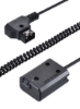 Andoer V-mount/Anton Bauer D-Tap to NP-FW50 DC Coupler Dummy Battery Power Adapter Cable Coiled Black