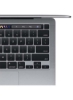 صفحه نمایش 13 اینچی Macbook Pro، تراشه Apple M1 با پردازنده 8 هسته ای و گرافیک 8 هسته ای / 8 گیگابایت رم / 256 گیگابایت SSD / macOS English Space Grey