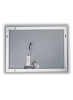 کلید چند لمسی مستطیل شکل آینه ال ای دی حمام شفاف 800x600x30 میلی متر