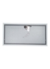 کلید تک لمسی آینه ال ای دی حمام مستطیلی شکل شفاف 1200 × 600 × 30 میلی متر
