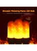 لامپ LED Fire Effect Light SMD2835 لامپ جوی تزئینی چند رنگ 19.50*6.00*6.00 سانتی متر