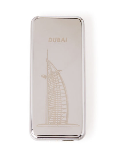 نمایشگاه الکترونیکی برج العرب با کابل USB نقره ای/سفید