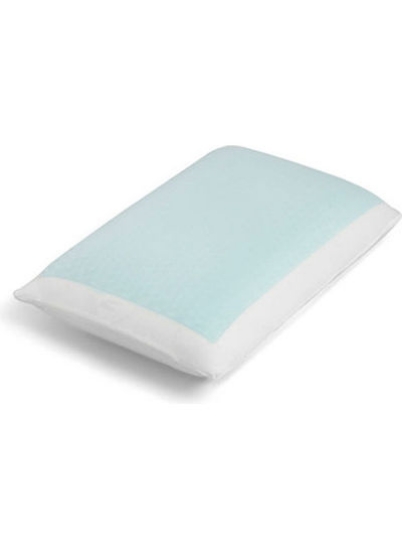 Medium Form Memory Foam Pillow Memory Foam سفید/آبی 60*40*12cm