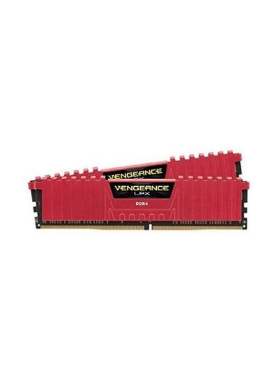 کیت حافظه دسکتاپ با کارایی بالا DDR4 3000 مگاهرتز CL15 XMP 2.0 16 گیگابایت قرمز