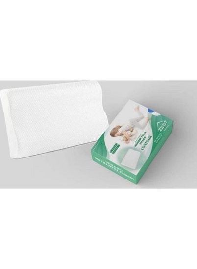 Memory Foam Pillow Contour Combined White 60 x 36 x 10cm
