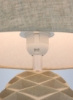 چراغ رومیزی سرامیکی Kriskros | آباژور مواد منحصر به فرد با کیفیت لوکس برای خانه شیک عالی D181-70 قهوه ای 33.5 x 33.5 x 34.5 سانتی متر