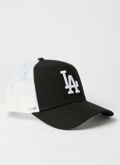 Clean Trucker LA Dodgers Cap Black/White