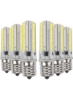 6PCS E17 لامپ LED سیلیکونی LED 7W برای لامپ سرد سفید