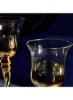 ست شمعدانی تک رنگ Ombre Glass 3 تکه آتلانتا Clear/Gold Standardcm