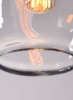 ست لوستر شیشه ای هنری دست ساز 3 تکه مواد شفاف با کیفیت لوکس برای خانه شیک کامل 1.8 متری شفاف 1.8 متری