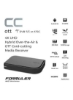 2 گیگابایت رم 16 گیگابایت رام 4K UHD هیبریدی آندروید IPTV Box با اتصال DVB-C CC مشکی