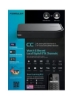 2 گیگابایت رم 16 گیگابایت رام 4K UHD هیبریدی آندروید IPTV Box با اتصال DVB-C CC مشکی