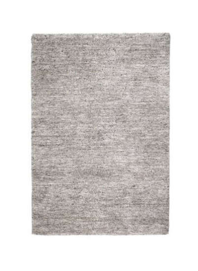 قالیچه بافته جوت مستطیلی خاکستری 130x193 سانتی متر