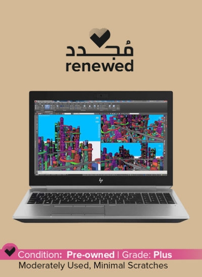 تمدید شد - لپ تاپ Zbook 15 G5 (2019) با صفحه نمایش 15.6 اینچی، پردازنده Core i7 اینتل، نسل هشتم، رم 16 گیگابایتی / 1 ترابایت SSD / 4 گیگابایت گرافیک Nvidia GeForce سری GTX با صفحه کلید انگلیسی/عربی نقره ای