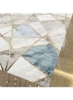 فرش اتاق نشیمن با طرح هندسی چند رنگ 120x160 سانتی متر
