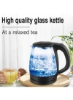 کتری شیشه ای برقی 1.8 لیتری 1800 W CYK-559 شفاف/مشکی