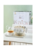 ست فنجان چای سفید/طلایی 42x20x19.5 سانتی متر