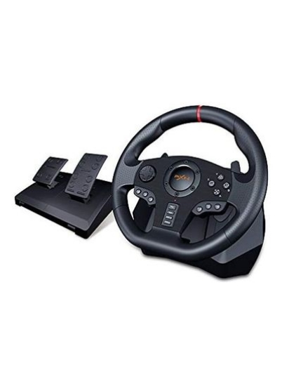 PC Gaming Racing Steering Wheel Degree Race Steering Wheel with pedal