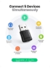 آداپتور USB بلوتوث 5.0 فرستنده گیرنده صدا کامپیوتر رومیزی لپ تاپ کامپیوتر عملکرد اینترنت متصل به تلفن همراه هدست بی سیم ماوس صوتی صفحه کلید خاکستری