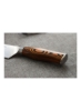چاقو سرآشپز کارد و چنگال استیل ضد زنگ آلمانی با کربن بالا قهوه ای/نقره ای