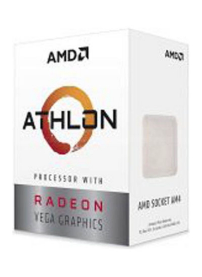 پردازنده رومیزی AM4 با سوکت دو هسته ای 3.5 گیگاهرتز Athlon 3000G سفید