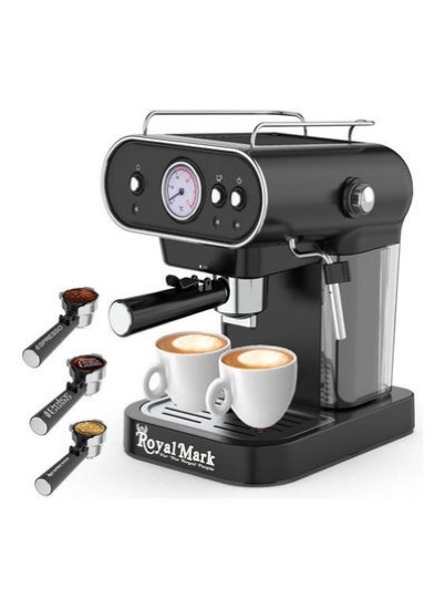 قهوه ساز اسپرسو برقی 4 در 1 1.2 لیتری 1050 واتی RM-COF-5055 مشکی/نقره ای