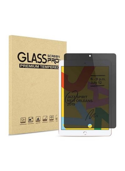 حریم خصوصی محافظ صفحه نمایش شیشه ای ضد جاسوسی برای iPad 10.2 15 سانتی متر مشکی