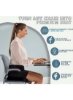پد بالشتکی فوم حافظه دار صندلی تقویت شده ژل مشکی 35x45x7.5 سانتی متر