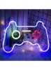 تابلوهای نئون LED Gamepad چراغ‌های شکل‌دار دکور دیوار چند رنگ 27.5 x 41 سانتی‌متر