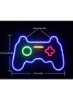 تابلوهای نئون LED Gamepad چراغ‌های شکل‌دار دکور دیوار چند رنگ 27.5 x 41 سانتی‌متر