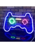 تابلوهای نئون LED Gamepad چراغ‌های شکل‌دار دکور دیوار چند رنگ 27.5 x 41 سانتی‌متر