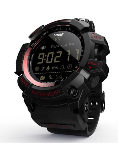 MK16 ضد آب EL Luminous Sports Smart Watch Red
