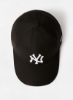 Kids MLB League Basic NY Yankee Cap Black