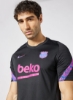 تی شرت فوتبال FC Barcelona Strike Dri-FIT مشکی