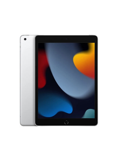 iPad 2021 (نسل نهم) 10.2 اینچی، 64 گیگابایت، WiFi، نقره ای با Facetime - نسخه بین المللی