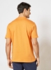 تی شرت نارنجی لوگو دوزی شده