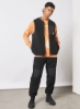 Kelsy Zip Thru Sherpa Gilet Black