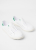 Ace Slip-On Shoes White/Kelly Green