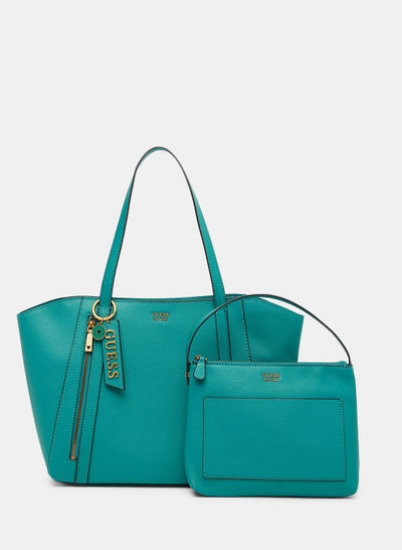 Logo Shopper Tote Blue