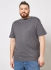 تی شرت پایه یقه خدمه (بسته 2 عددی) خاکستری