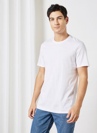 تی شرت آستین کوتاه (بسته 2 عددی) سفید