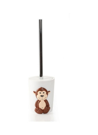 جا برس توالت کودک میمون سفید/قهوه ای 10.8 × 105 × 35 سانتی متر