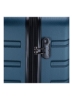 ست چرخدار 4 تکه هاردساید با قفل عددی چرخ دستی چمدان آبی نیلی