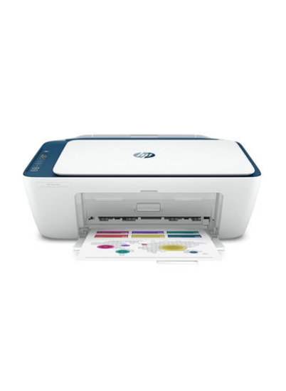 DeskJet Ink Advantage Ultra 4828 All-In-One Printer بی سیم، چاپ، اسکن، کپی، چاپ دوطرفه خودکار سفید/آبی