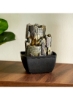 Aurel Mini Stump Fountain Gray 18 x 13cm