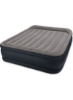 Dura Beam Plus Series Deluxe Pillow Ret Raised Airbed Size Queen PVC Black/Grey 152 x 203 x 42cm