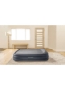 Dura Beam Plus Series Deluxe Pillow Ret Raised Airbed Size Queen PVC Black/Grey 152 x 203 x 42cm