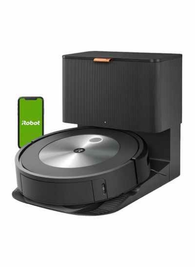 روبات جاروبرقی خود تخلیه کننده Roomba J7+ Wifi Connect – موانعی مانند ضایعات حیوانات خانگی و طناب را شناسایی کرده و از آن جلوگیری می کند، خود را به مدت 60 روز خالی می کند، نقشه برداری هوشمند، با الکسا کار می کند، ایده آل برای موهای حیوانات خانگی، گرافیت 2.4 میلی لیتری 600 W مشکی J755840