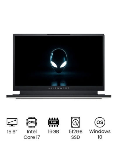 لپ تاپ Alienware x15 R1 با صفحه نمایش 15.6 360 هرتز FHD Intel Core i7-11800H 16GB 512GB SSD Navidia GEFORCE RTX3070 8GB WIN 10 HOME نقره ای انگلیسی/عربی