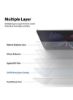 فیلم سخت لمسی کاغذ برای محافظ صفحه نمایش iPad Air 4 10.9 اینچی/ iPad Pro 11 اینچی نسل چهارم/سوم ضد اثرانگشت محافظ سایش نوک قلم PET مات[2 در هر بسته] شفاف